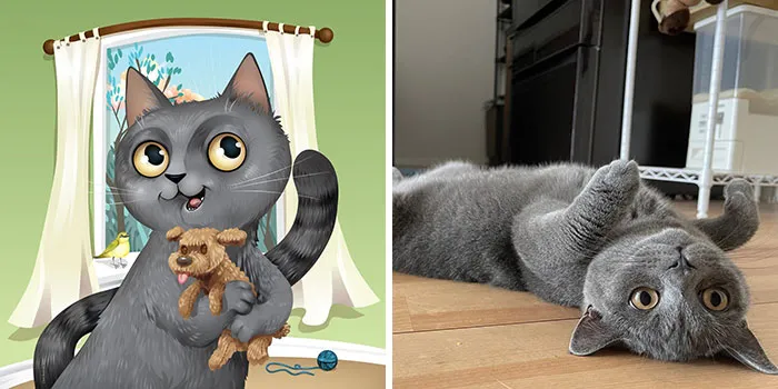 28 Times Pets Were Immortalized Exactly As Their Humans See Them, By Chris Beetow