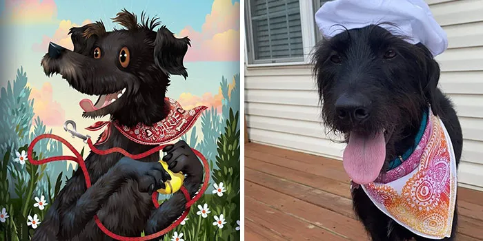 28 Times Pets Were Immortalized Exactly As Their Humans See Them, By Chris Beetow