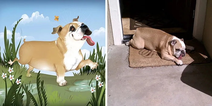 28 Times Pets Were Immortalized Exactly As Their Humans See Them, By Chris Beetow