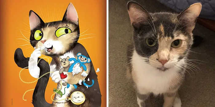 28 Times Pets Were Immortalized Exactly As Their Humans See Them, By Chris Beetow