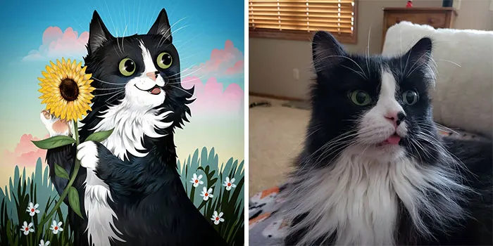 28 Times Pets Were Immortalized Exactly As Their Humans See Them, By Chris Beetow