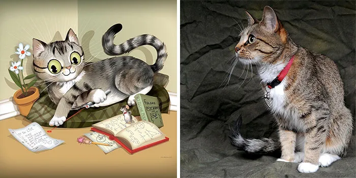 28 Times Pets Were Immortalized Exactly As Their Humans See Them, By Chris Beetow