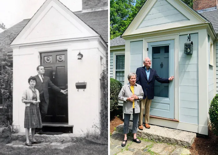My Parents & Their First House In 1963 And Today