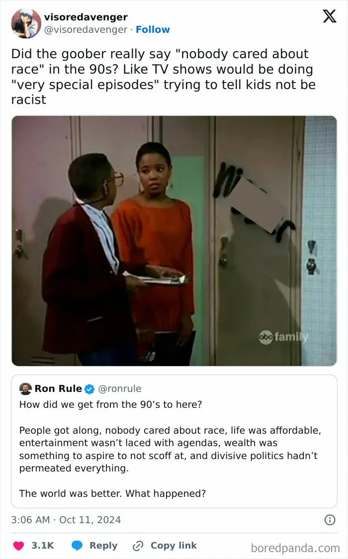 “Nobody Cared About Race” In The 90s?! Wtf?!