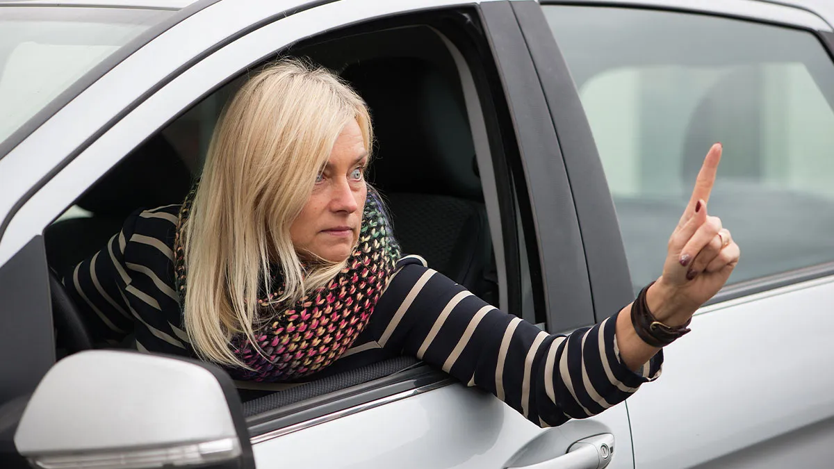 Woman Thinks She Can Just Share Neighbor's Parking Space, Explodes When Told 'No'