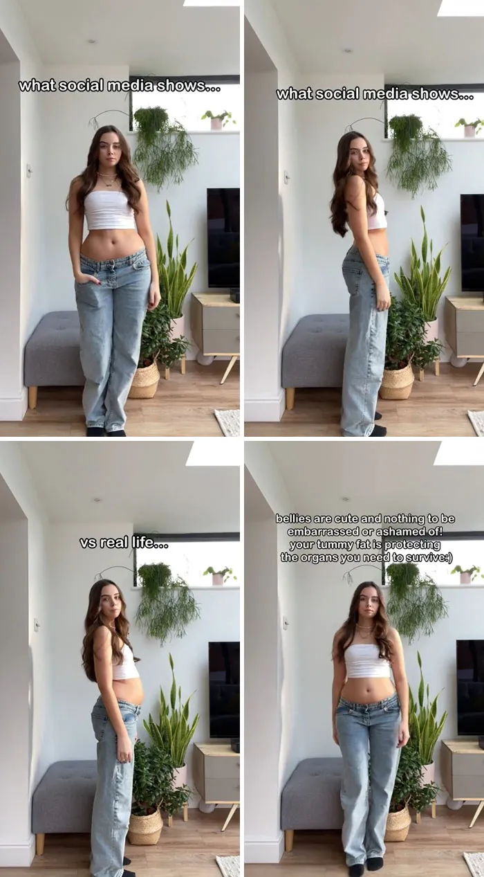 40 Women Tired Of “Skinny-Tok” Show What Unedited Bodies Look Like