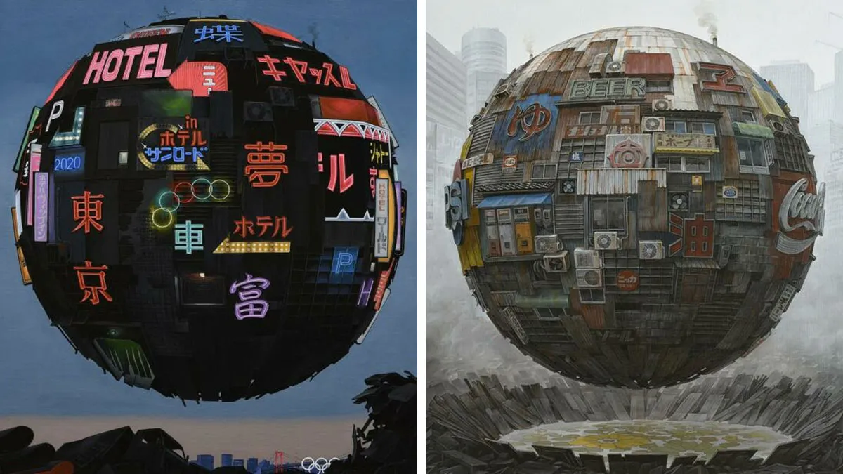 30 Futuristic And Eerie-Looking Orb Paintings That Symbolize Post-Apocalyptic Earth, By This Artist