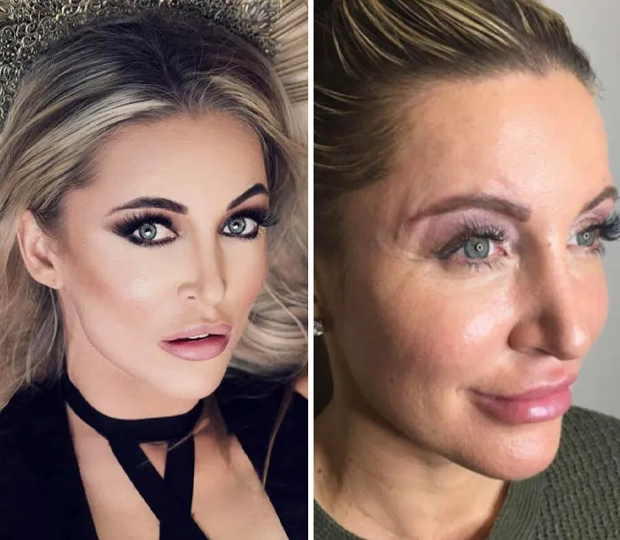 En su propio insta VS cuando la etiquetaron y se desetiquetó enseguida