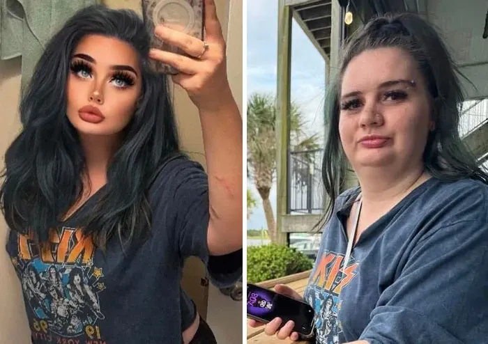 Esta influencer pidiendo "solo positividad" tras tanto photoshop