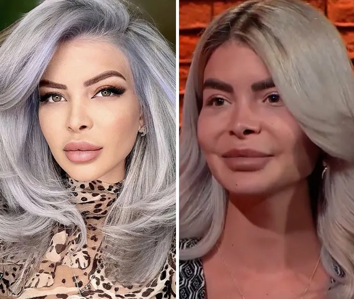 Esta influencer local insiste en editar solo "ligeramente" sus fotos de Instagram. Además, sigue haciendo apariciones en televisión que no la ayudan en absoluto.