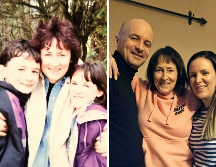 Me, Mum, And Sister 35 Years Later