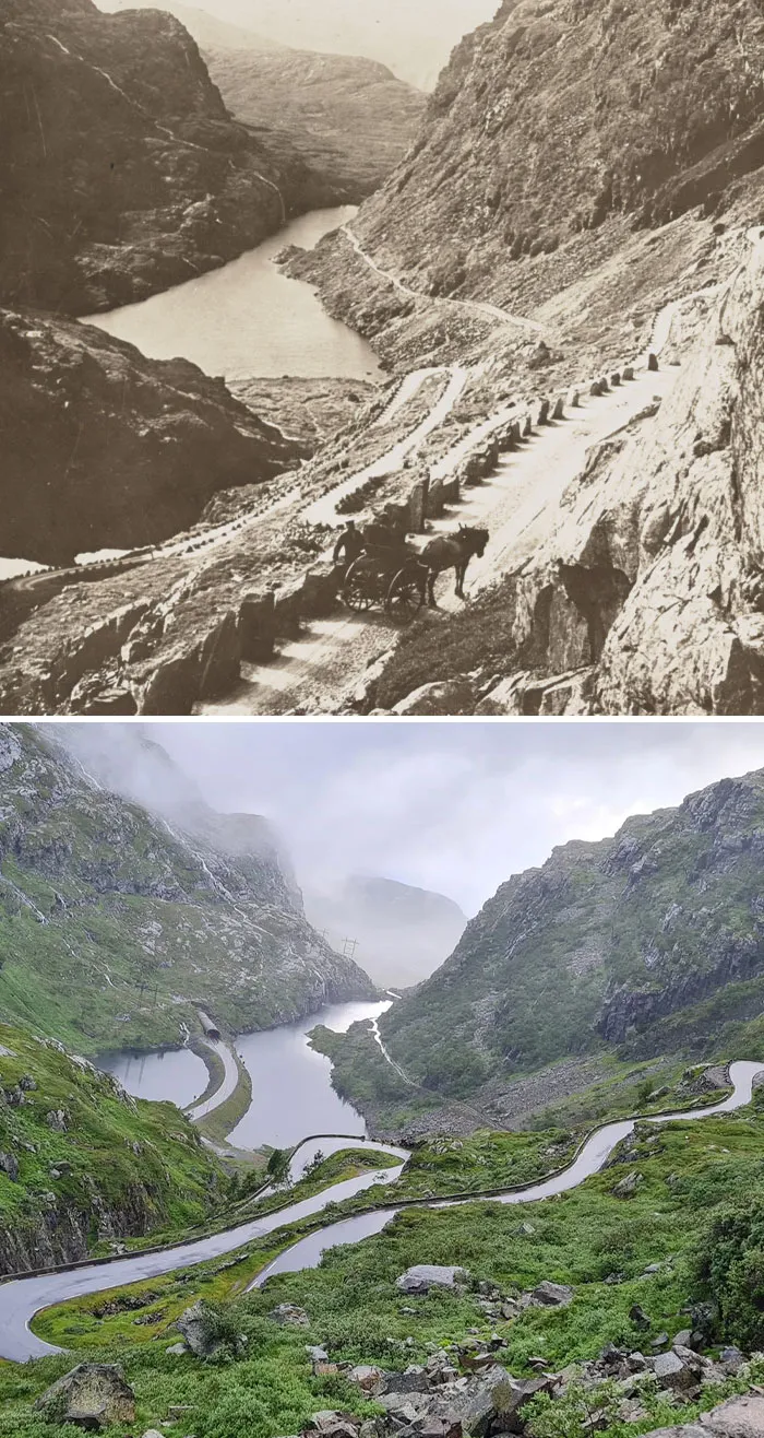Seljestadjuvet en Odda, Noruega. 1905 vs. 2022
