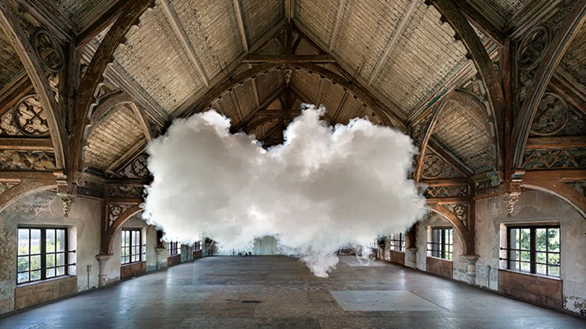 This Artist Creates Real Clouds Indoors, And They Disappear In Seconds (16 Pics)