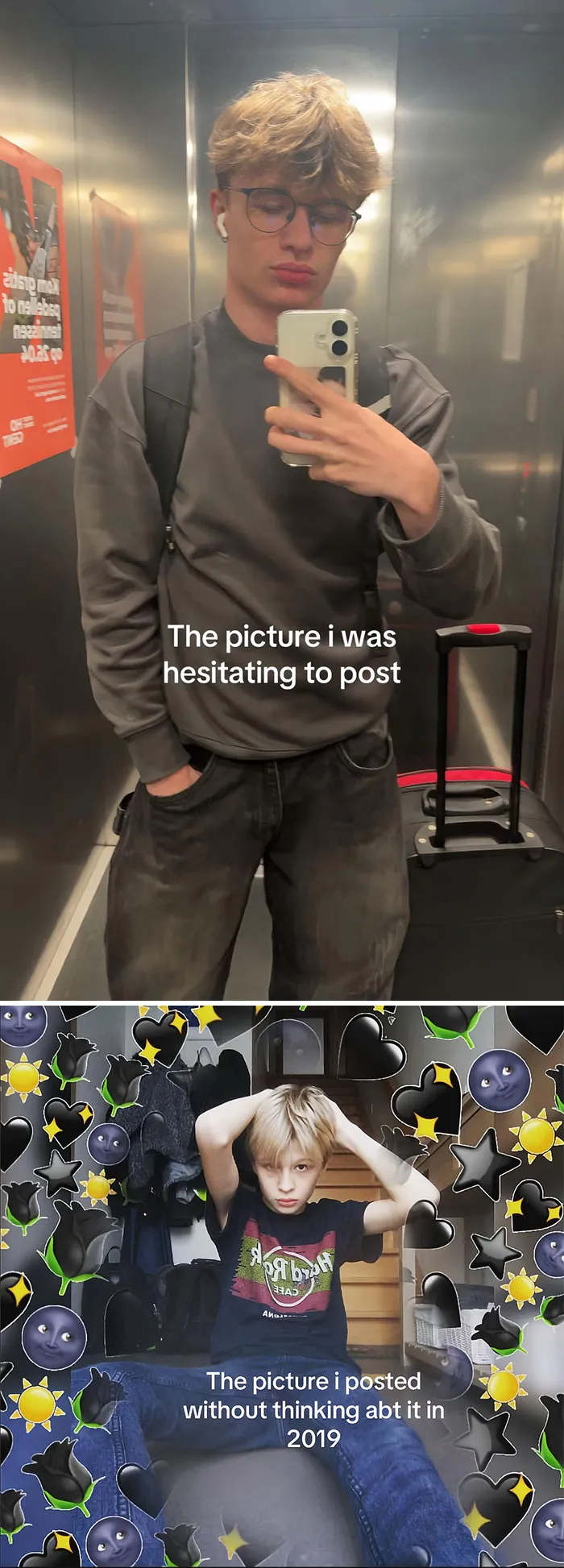 50 Hilarious Comparison Pics Of Normal Photos People Were Afraid To Post And Silly Ones They Did