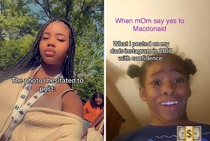 50 Hilarious Comparison Pics Of Normal Photos People Were Afraid To Post And Silly Ones They Did