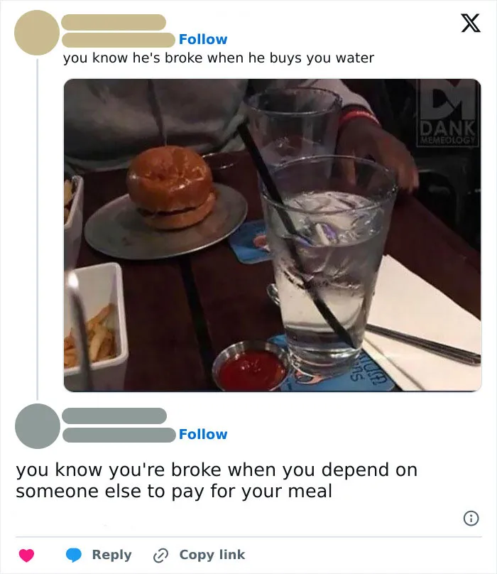 You Know He’s Broke