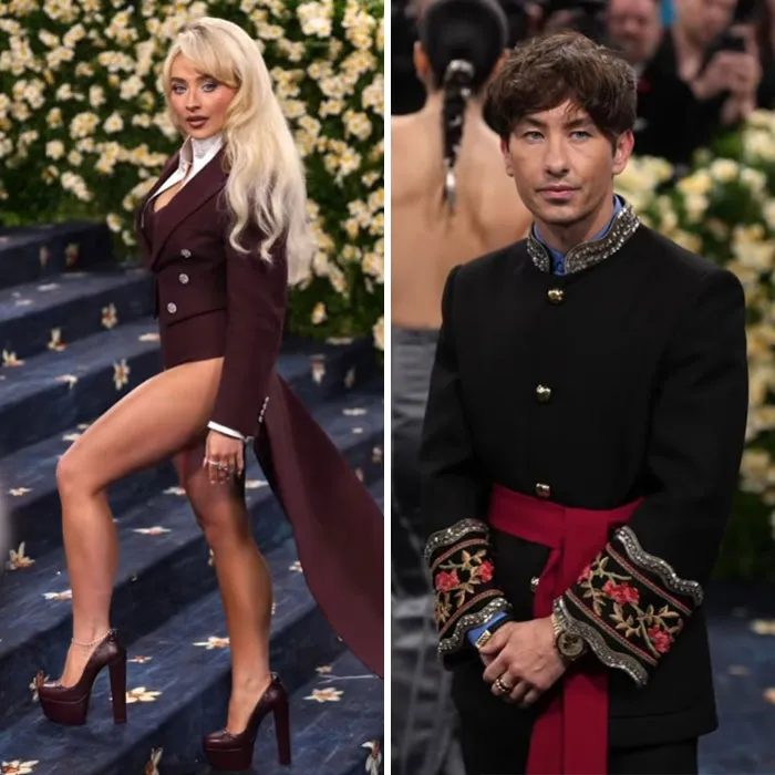Sabrina Carpenter y Barry Keoghan pasaron de amantes a desconocidos en la alfombra roja