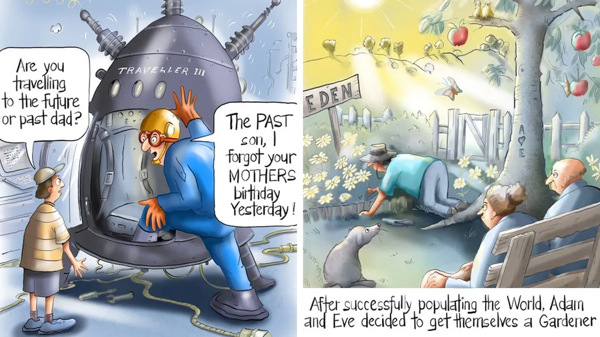29 Surreal, Simple, And Strangely Relatable Cartoons By George Webster
