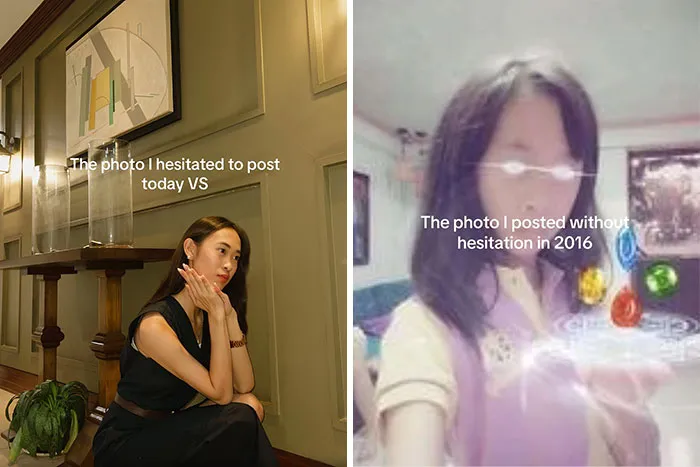 50 Hilarious Comparison Pics Of Normal Photos People Were Afraid To Post And Silly Ones They Did