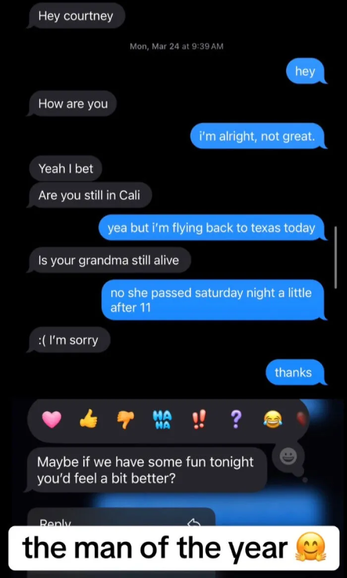 "Let's Hear It For The Man Of The Year": Women Exposed Ridiculous Men With These 46 Texts