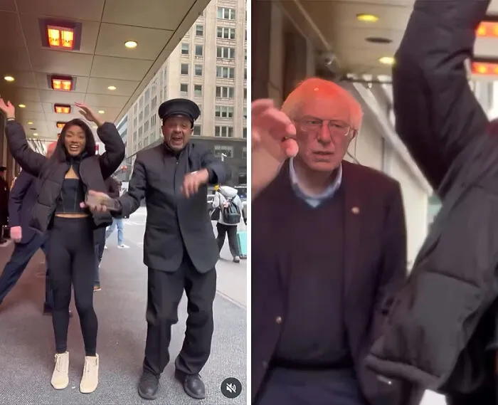 Bernie Sanders horrorizado