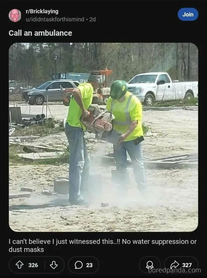 The Way They're Cutting Bricks