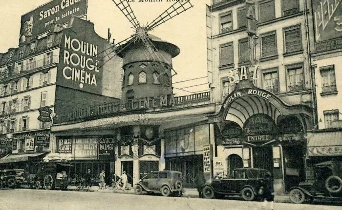 Moulin Rouge, Paris, France, 1900 And 2016