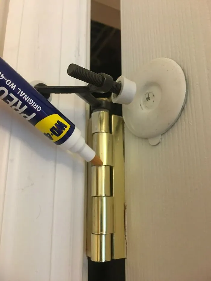 Welcome To Adulting, Where A Squeaky Door Or A Stuck Window Is Now Your Problem, Which Is Why A Can Of Trusty <a Style="Display:inline;" Href="Https://Www.amazon.com/WD-40-Precision-Lubrication-Pin-Point-Controlled/Dp/B0c8pw3l5n?ie=utf8&th=1&linkcode=ll1&tag=bpsparrow-20&linkid=9a81a85748913511205d8d42d95401d5&language=en_us&ref_=as_li_ss_tl" Target="_blank"><span Style="Font: Inherit; Color: #d74b1f;"> WD-40 Original Formula</Span> Is Basically A Rite Of Passage