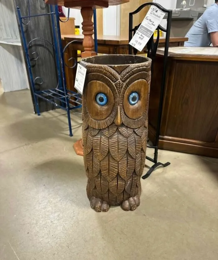 This Mcm Owl Umbrella Holder