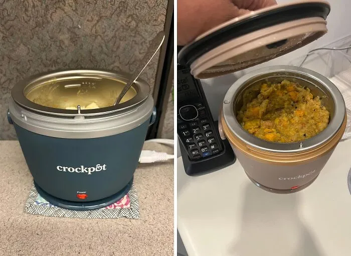 That Sad Desk Salad Is About To Get So Jealous Of Your <a Style="Display:inline;" Href="Https://Www.amazon.com/Crockpot-Electric-Portable-Warmer-20-Ounce/Dp/B09bdg5rp3?ie=utf8&th=1&linkcode=ll1&tag=bpbison-20&linkid=5edf2d66afb20131da7c141fd4a8de74&language=en_us&ref_=as_li_ss_tl" Target="_blank">    <span Style="Font: Inherit; Color: #d74b1f;"> Crock-Pot 20-Ounce Electric Lunch Box </Span>