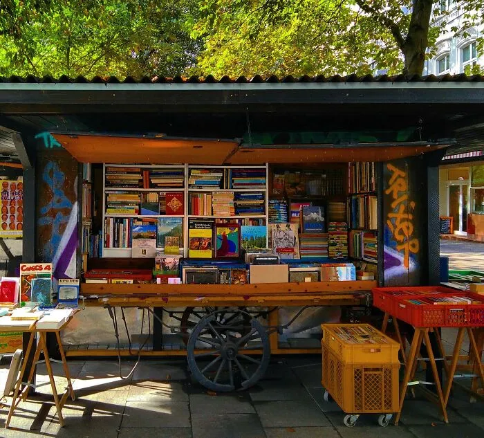 Small Portable Bookshop, Bonn, Germany