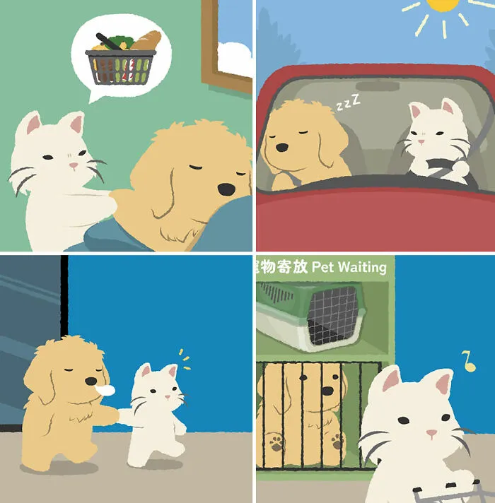 20 New Fun Comics By Kesanitw Featuring Cute Human-Like Animals