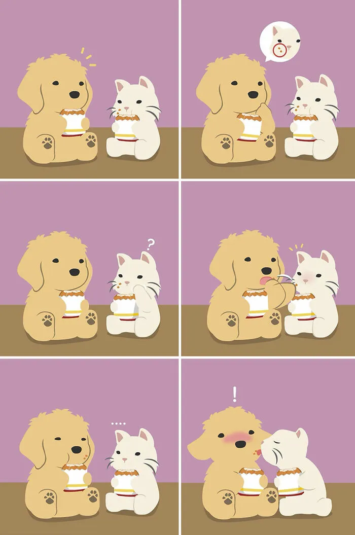 20 New Fun Comics By Kesanitw Featuring Cute Human-Like Animals