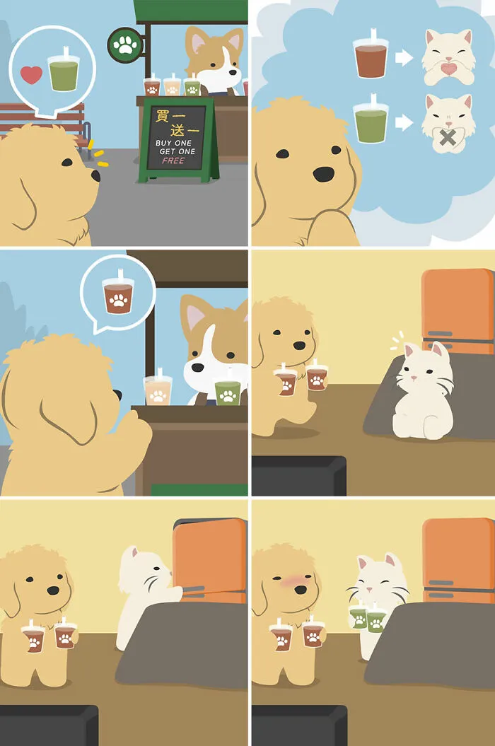 20 New Fun Comics By Kesanitw Featuring Cute Human-Like Animals