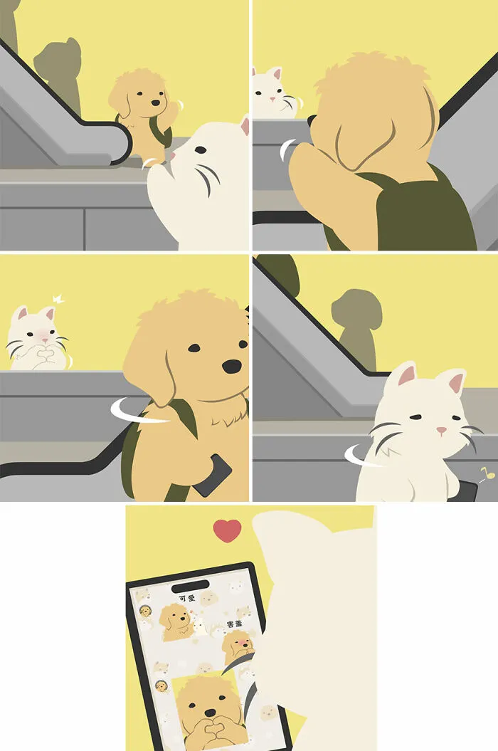 20 New Fun Comics By Kesanitw Featuring Cute Human-Like Animals