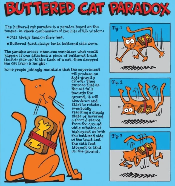 Buttered Cat Paradox