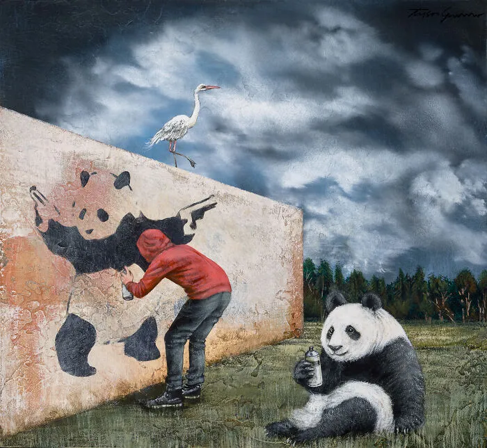 20 Dreamlike Paintings By Tyson Grumm Where "Strange Events Quietly Take Center Stage"