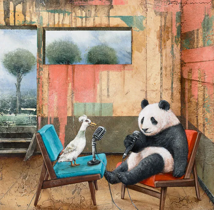 20 Dreamlike Paintings By Tyson Grumm Where "Strange Events Quietly Take Center Stage"