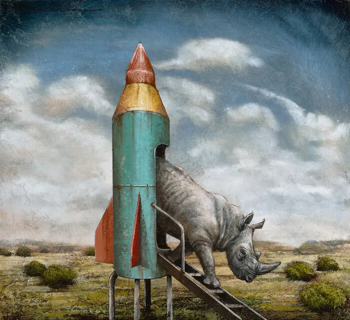 20 Dreamlike Paintings By Tyson Grumm Where "Strange Events Quietly Take Center Stage"