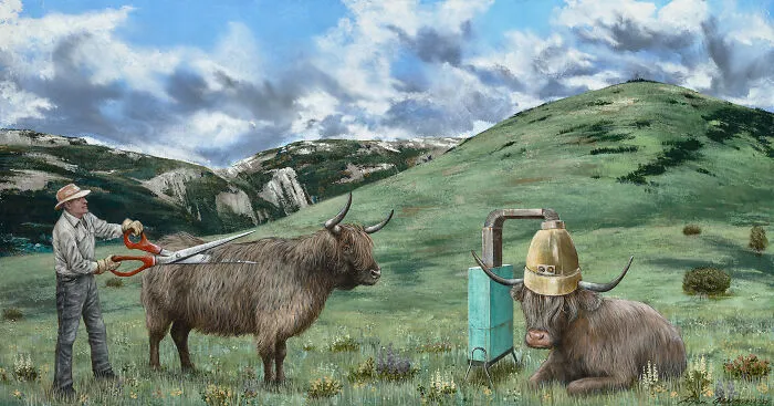 20 Dreamlike Paintings By Tyson Grumm Where "Strange Events Quietly Take Center Stage"