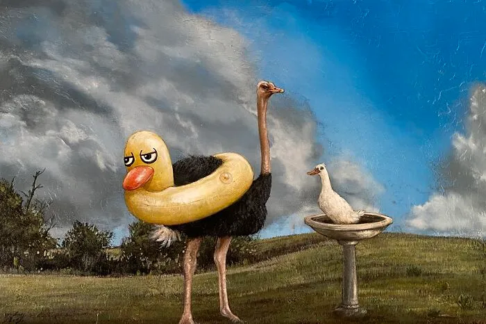 20 Dreamlike Paintings By Tyson Grumm Where "Strange Events Quietly Take Center Stage"