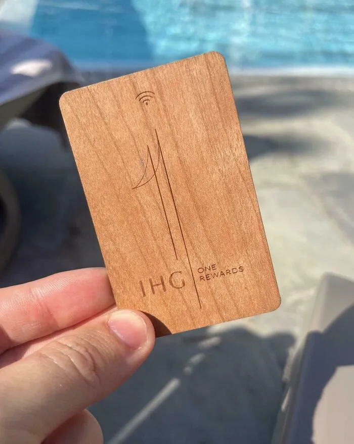 The Hotel I’m Staying At Uses Wooden Room Key Cards In Stead Of Plastic