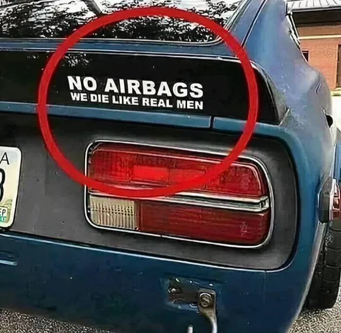 "Sin airbags. Moriremos como hombres de verdad"