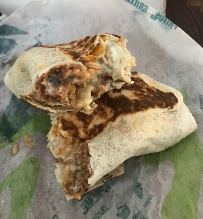 Taco Bell's  7 Layer Burrito