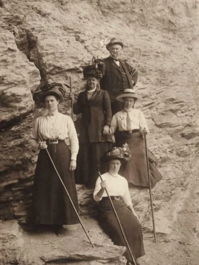 Mountain Hiking Around 1910