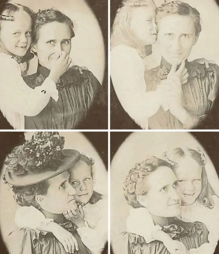 Adorable Series Of Mother And Daughter Photographs From 1900