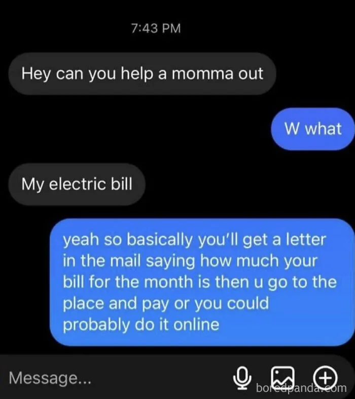 Please Pay My Electric Bill