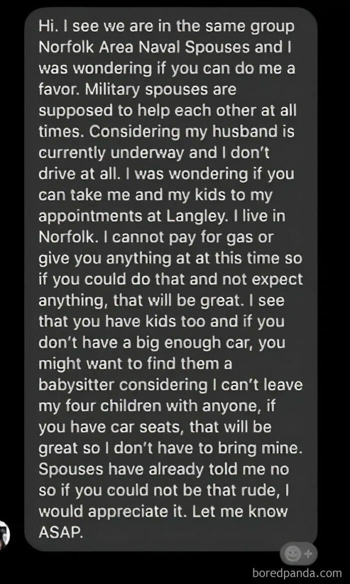 Military Spouse Entitlement