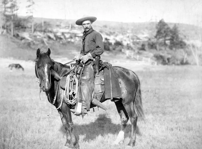 "The Cow Boy", Taken Near Sturgis, Dakota Territory (Now South Dakota), 1888