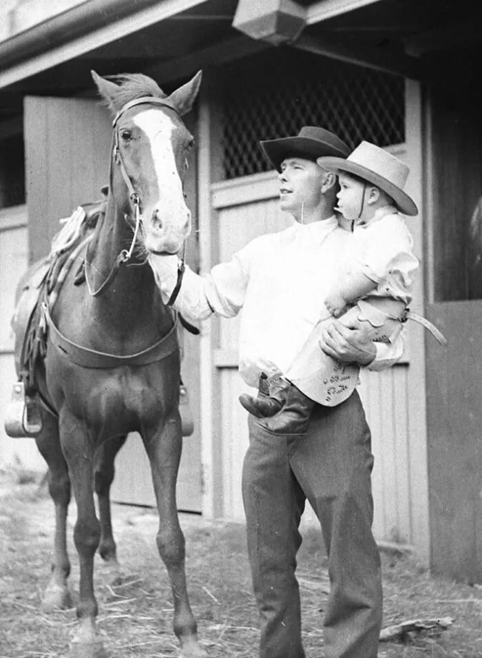 Little Cowboy And A Horse, 1935